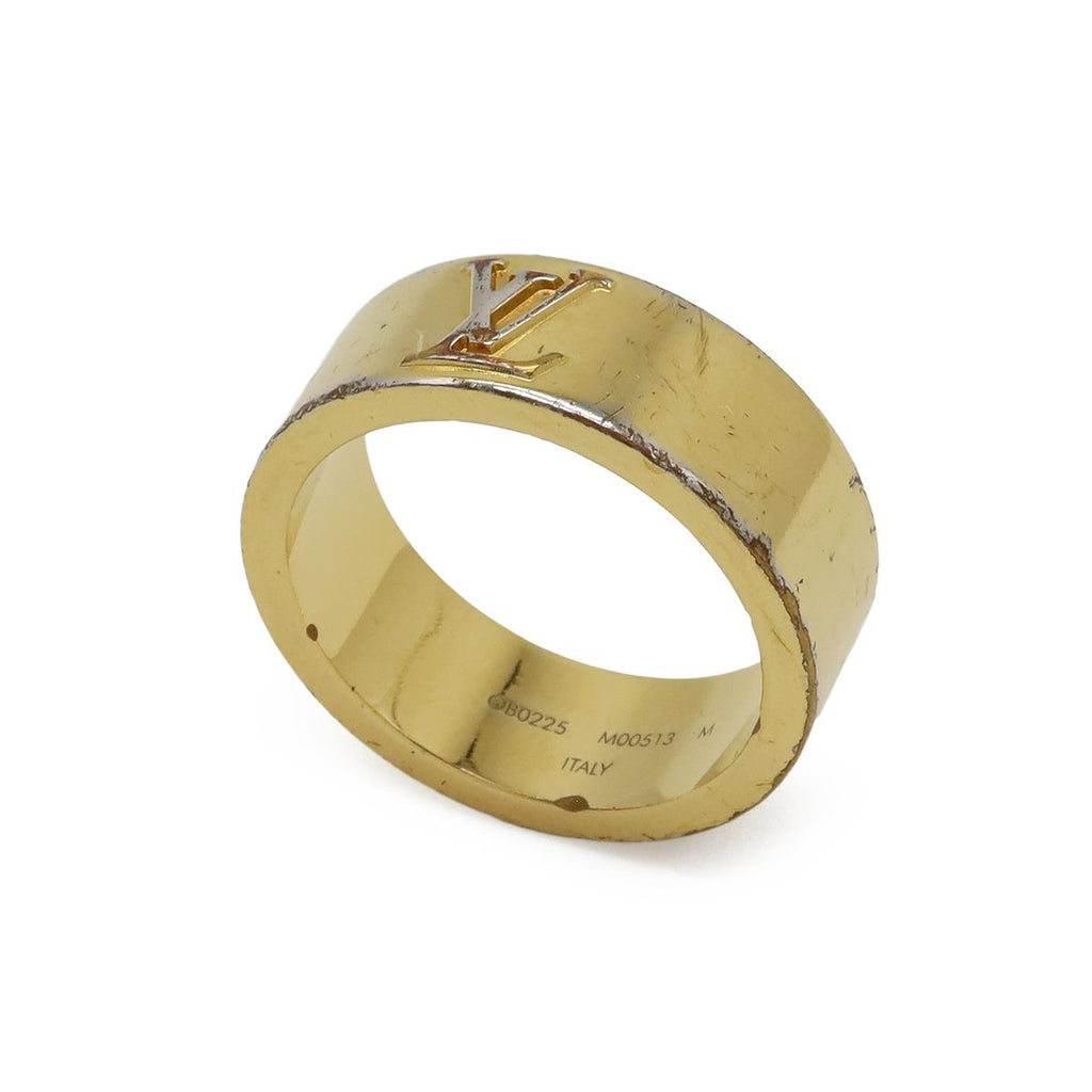 Louis Vuitton Ring LV Instinct Set Gold Plated M Silver Out of Stock — view 2