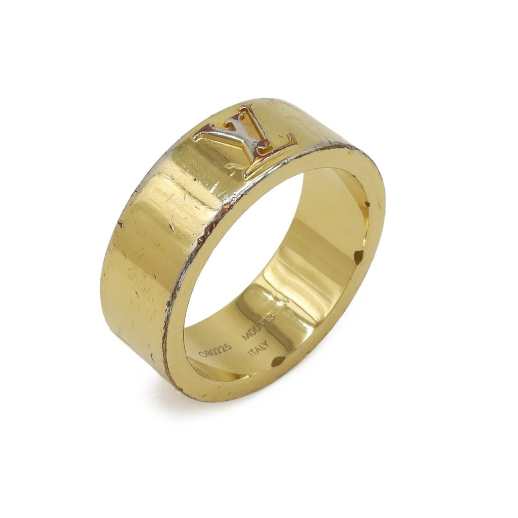 Louis Vuitton Ring LV Instinct Set Gold Plated M Silver Out of Stock