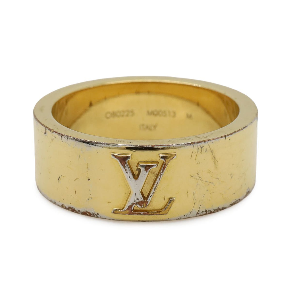Louis Vuitton Ring LV Instinct Set Gold Plated M Silver Out of Stock — view 3