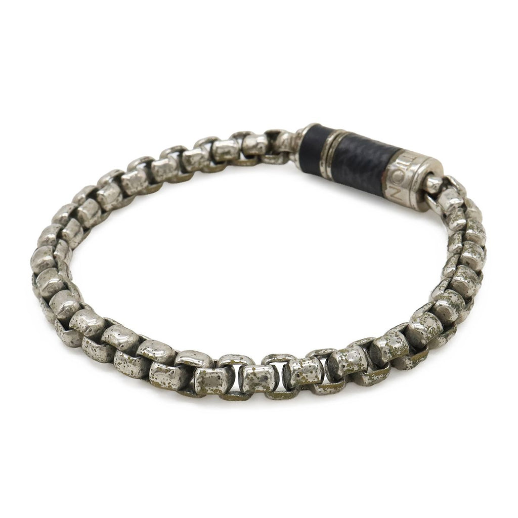 Louis Vuitton Bracelet Chain Monogram Eclipse M Silver — view 2