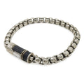 Louis Vuitton Bracelet Chain Monogram Eclipse M Silver