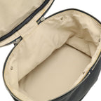 Hermes Intercity Vanity Handbag Taurillon Clemence Leather Black Silver — view 8