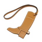 Hermes Paddock Bot Bag Charm Boots Motif Shoes Vo Batra Veau Swift Natural — view 2
