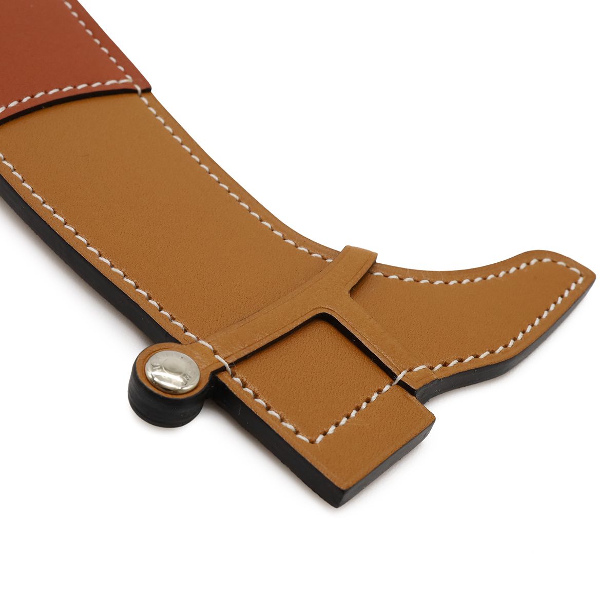Hermes Paddock Bot Bag Charm Boots Motif Shoes Vo Batra Veau Swift Natural — view 3