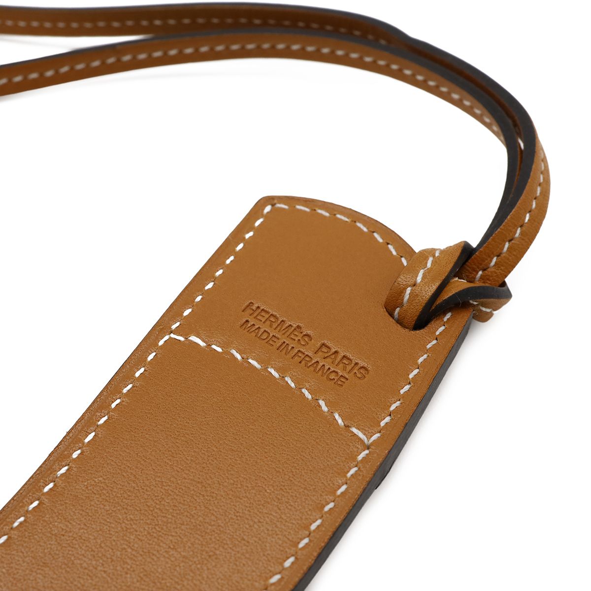 Hermes Paddock Bot Bag Charm Boots Motif Shoes Vo Batra Veau Swift Natural — view 6