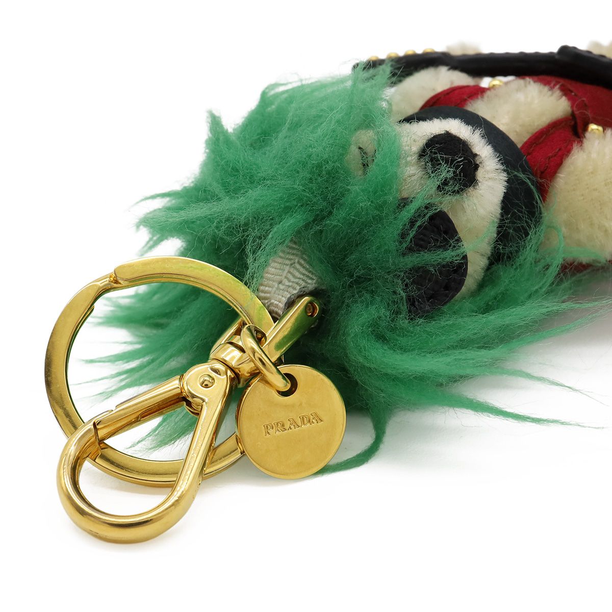 Prada Bear Trick Rock Star Guitar Key Holder Key Sling Bag Charm Multicolor Gold — view 5
