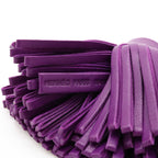 Hermes Carmen Key Ring Key Holder Fringe Tassel Charm Any Milo Leather Purple — view 5