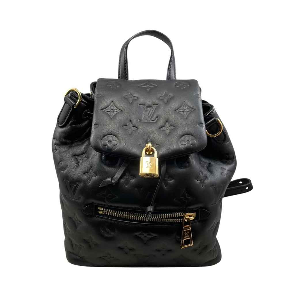 Louis Vuitton Backpack Coussin PM Monogram Lambskin Noir Black