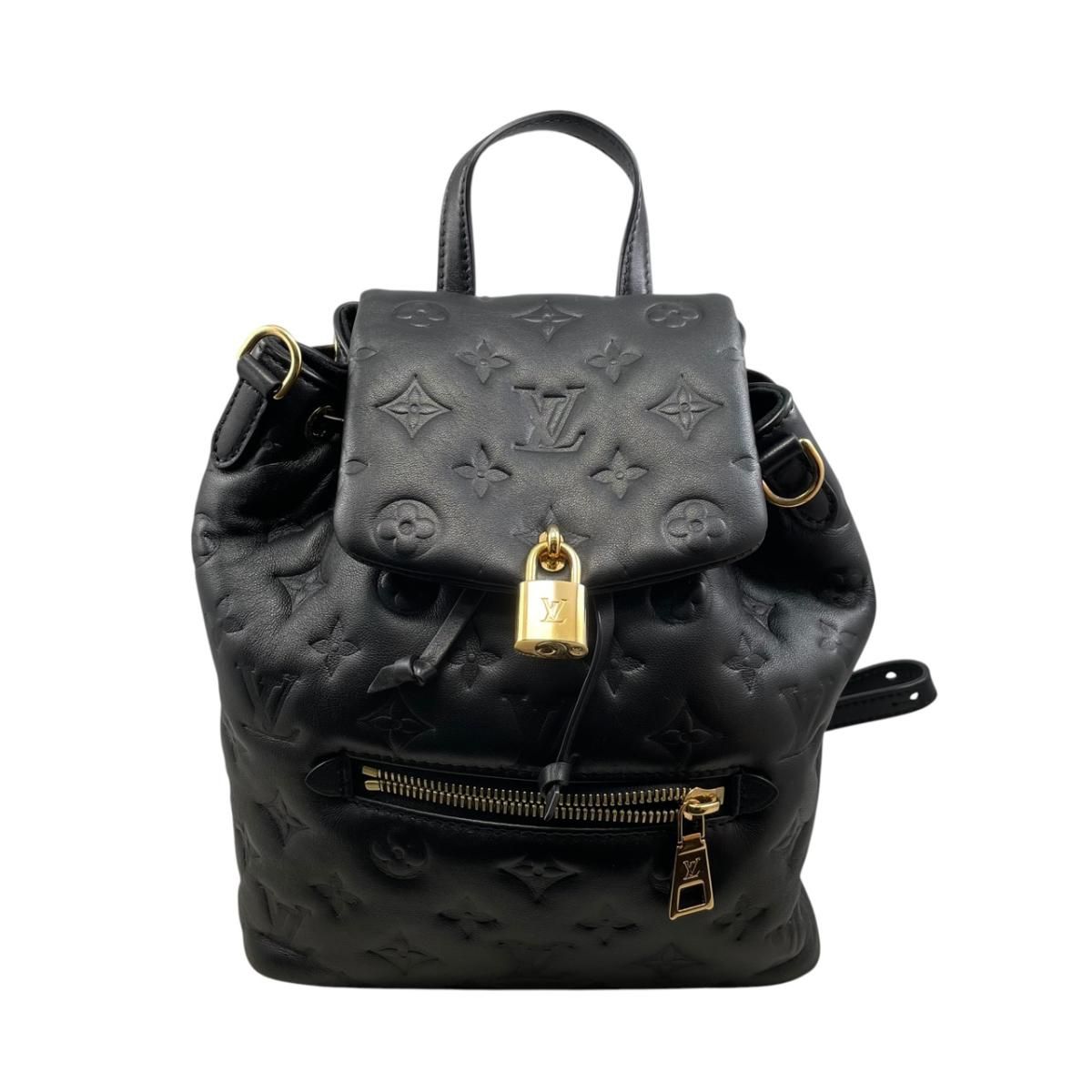Louis Vuitton Backpack Coussin PM Monogram Lambskin Noir Black