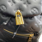 Louis Vuitton Backpack Coussin PM Monogram Lambskin Noir Black — view 7