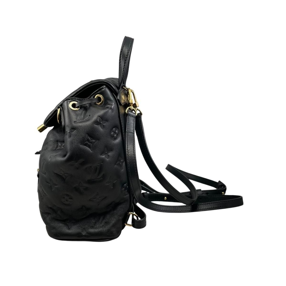 Louis Vuitton Backpack Coussin PM Monogram Lambskin Noir Black — view 4