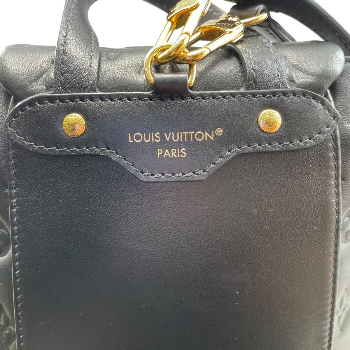 Louis Vuitton Backpack Coussin PM Monogram Lambskin Noir Black — view 6