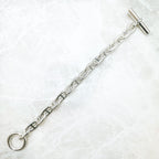 Hermes Chaine D'ancre MM Silver Bracelet 18 cm — view 4