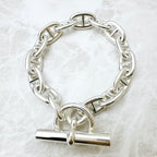 Hermes Chaine D'ancre MM Silver Bracelet 18 cm — view 2