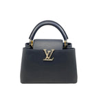 Louis Vuitton Shoulder Bag Capucines BB Taurillon Leather Navy