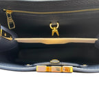 Louis Vuitton Shoulder Bag Capucines BB Taurillon Leather Navy — view 9