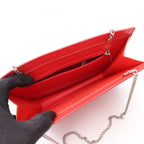 Chanel Shoulder Bag CC Logo Red CC Chain — view 3