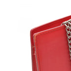 Chanel Shoulder Bag CC Logo Red CC Chain — view 7