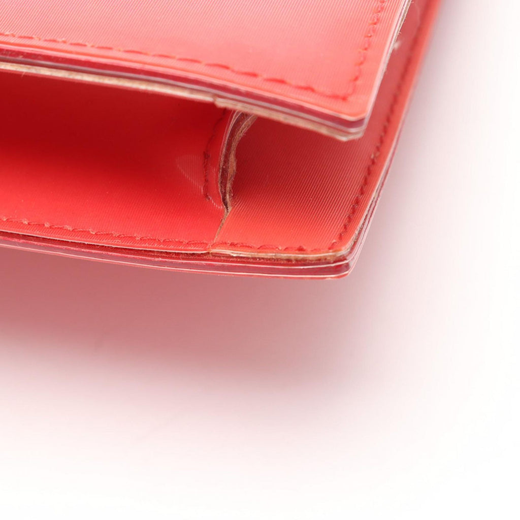 Chanel Shoulder Bag CC Logo Red CC Chain — view 9