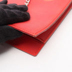 Chanel Shoulder Bag CC Logo Red CC Chain — view 6