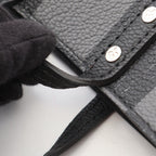 Louis Vuitton Handbag Sac Plat XS Damier Checkerboard Noir 2-Way Leather — view 6