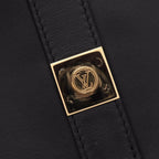 Louis Vuitton Shoulder Bag Rendezvous Monogram Flower Noir Leather — view 7