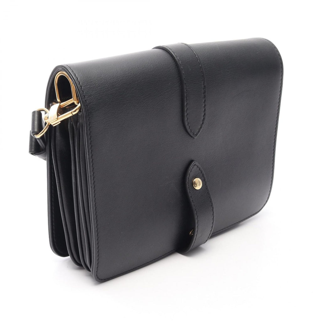 Louis Vuitton Shoulder Bag Rendezvous Monogram Flower Noir Leather — view 2