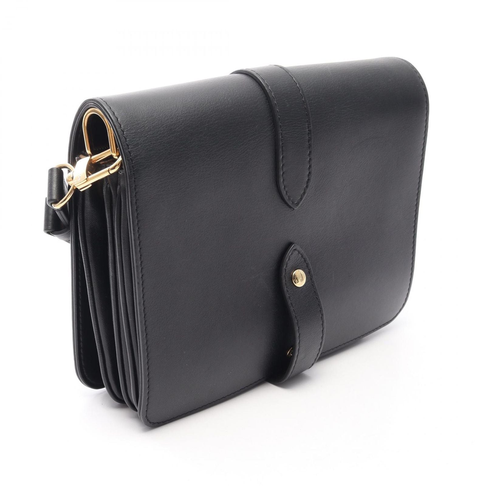 Louis Vuitton Shoulder Bag Rendezvous Monogram Flower Noir Leather — view 2