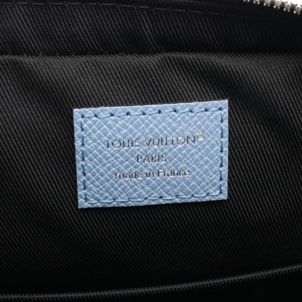 Louis Vuitton Shoulder Bag Trio Messenger Taigarama Sky Blue Canvas Leather — view 4