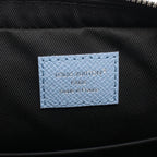 Louis Vuitton Shoulder Bag Trio Messenger Taigarama Sky Blue Canvas Leather — view 4