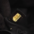 Chanel Tote Quilted Metallic Cles Caviar Leather Chain — view 5