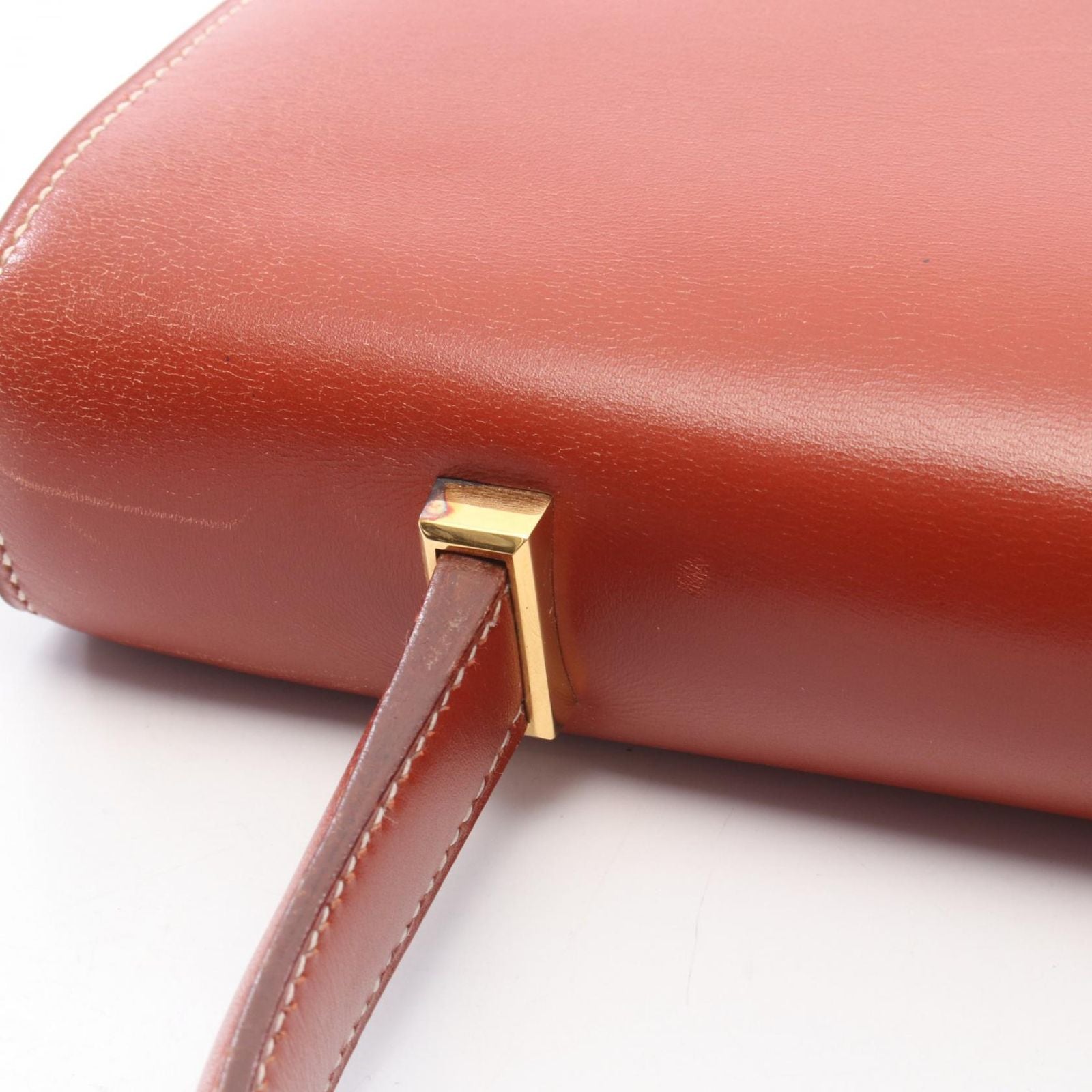 Hermes Handbag Piano Brick Calf — view 8