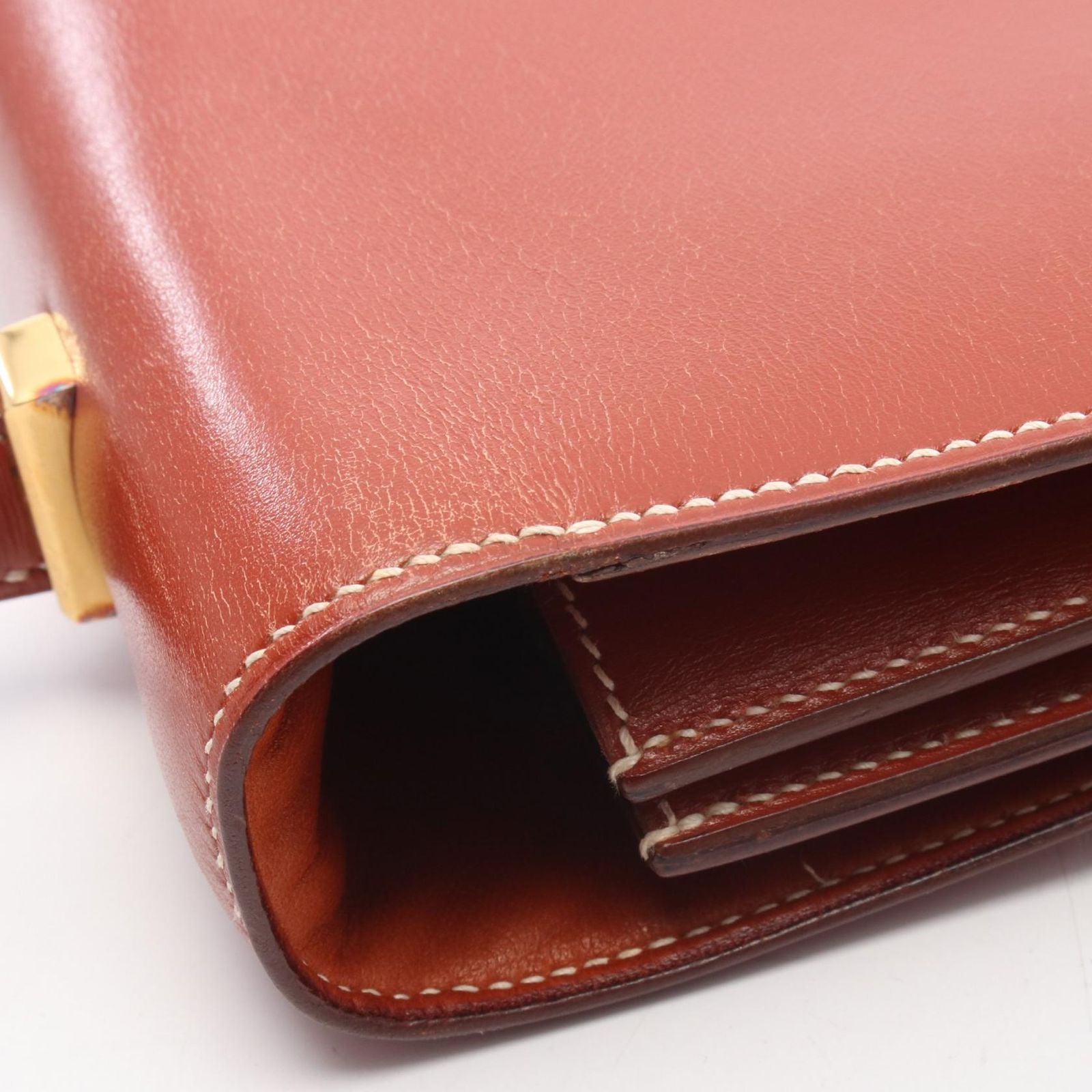 Hermes Handbag Piano Brick Calf — view 9