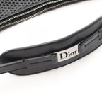 Dior Shoulder Bag Mesh Hobo Black Leather — view 8
