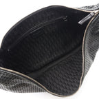 Dior Shoulder Bag Mesh Hobo Black Leather — view 3