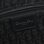 Dior Shoulder Bag Mesh Hobo Black Leather — view 4
