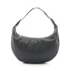 Dior Shoulder Bag Mesh Hobo Black Leather