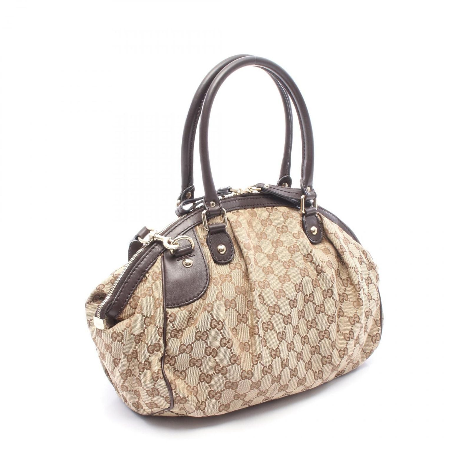 Gucci Handbag GG Canvas 2-Way Beige Brown — view 2