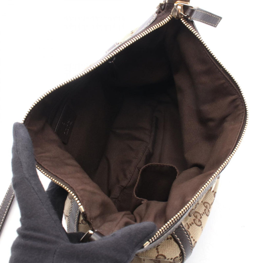 Gucci Shoulder Bag Abbey GG Canvas Beige Brown — view 3