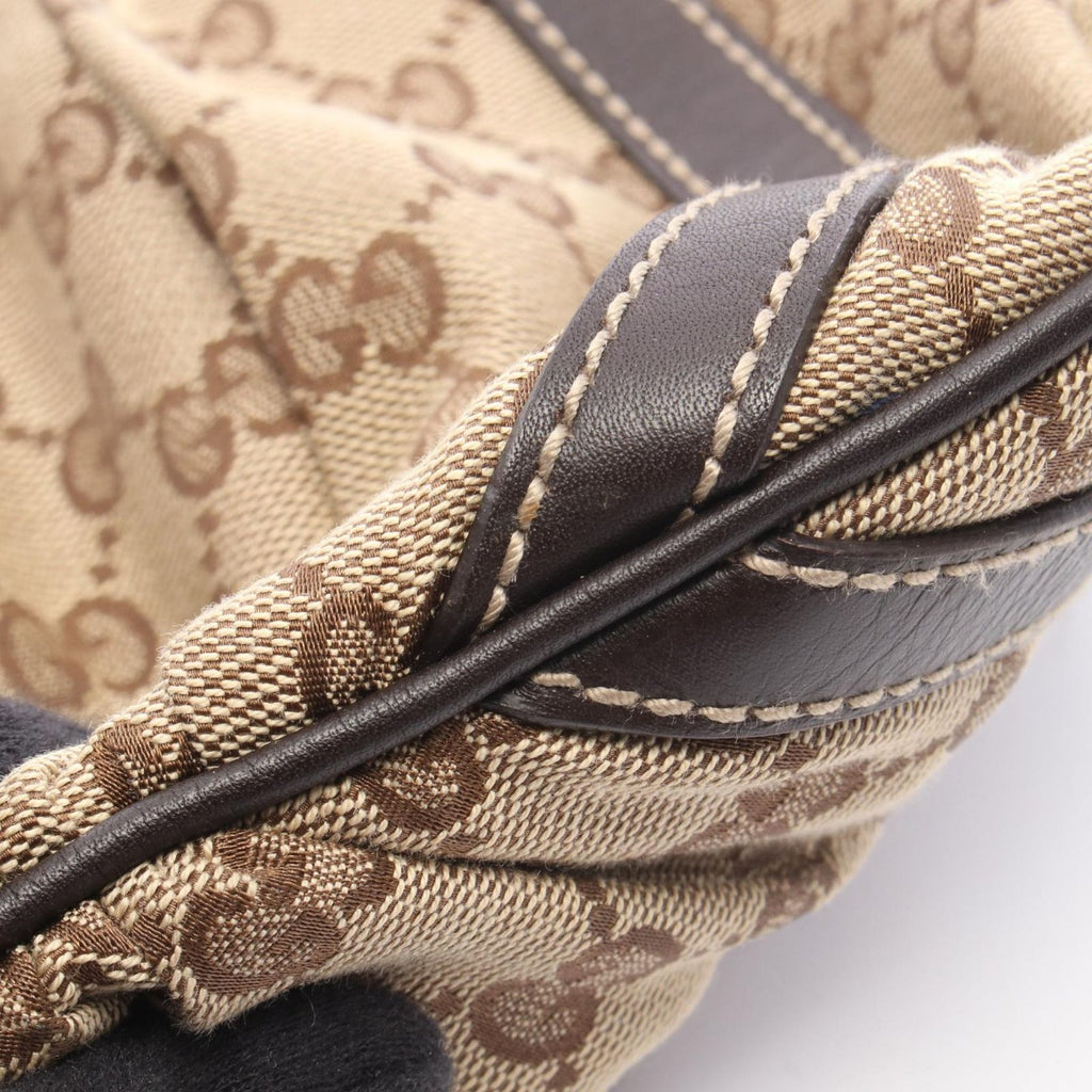 Gucci Shoulder Bag Abbey GG Canvas Beige Brown — view 7