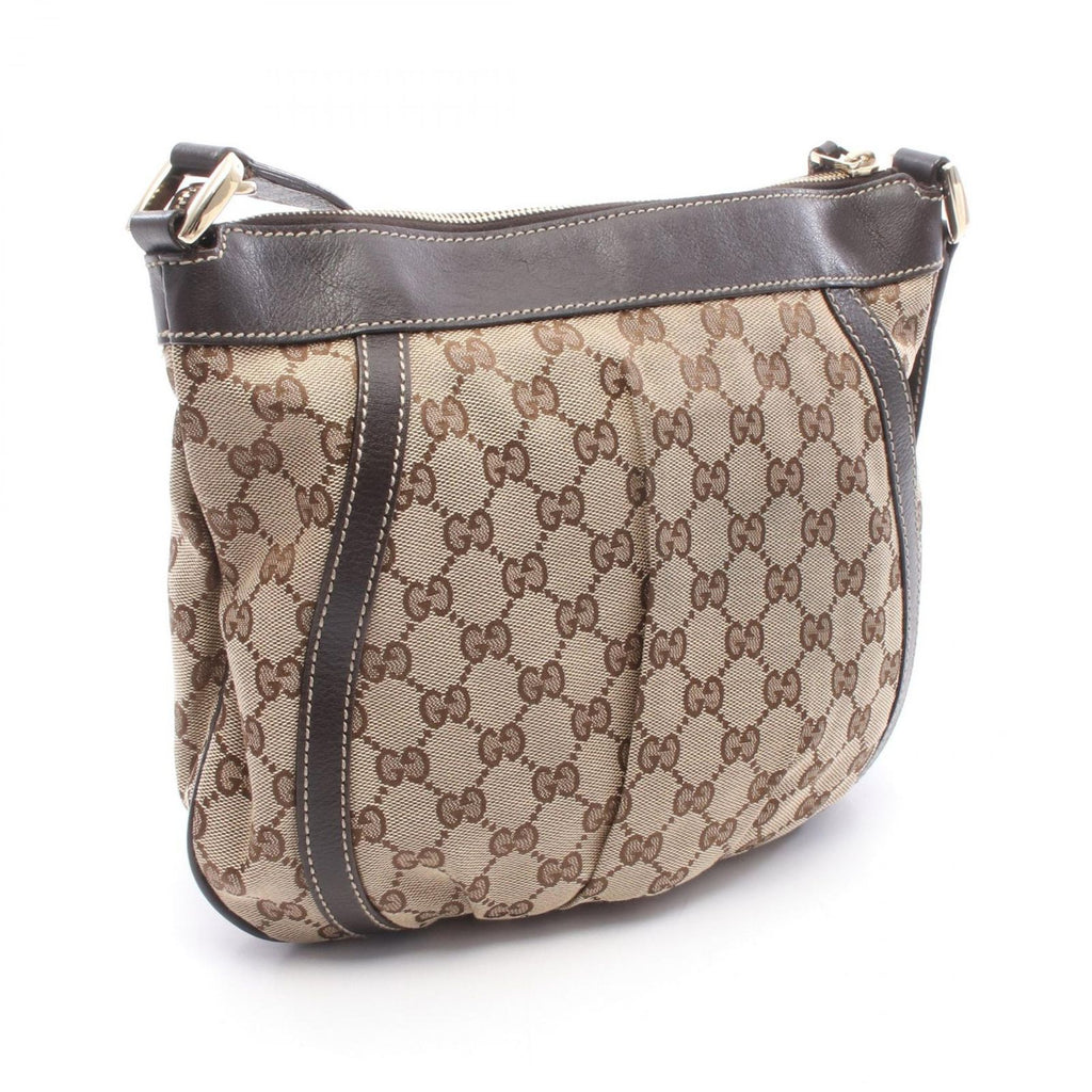 Gucci Shoulder Bag Abbey GG Canvas Beige Brown — view 2