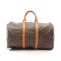 Louis Vuitton Boston Bag Keepall 50 Monogram Canvas Leather