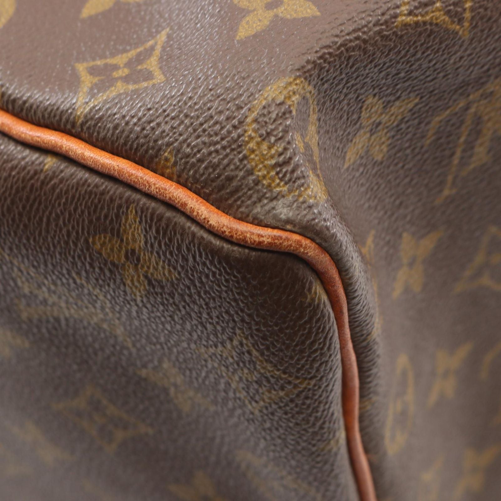 Louis Vuitton Boston Bag Keepall 50 Monogram Canvas Leather — view 8