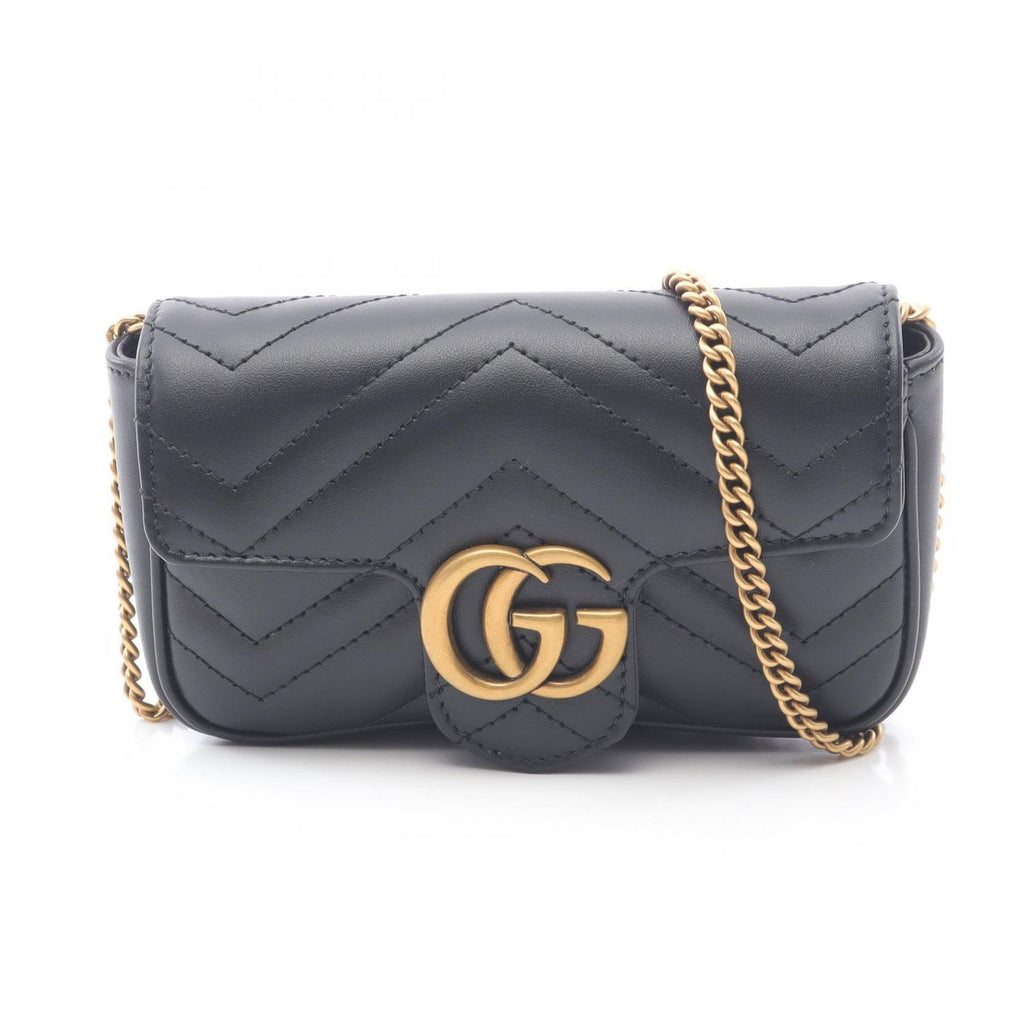 Gucci Shoulder Bag GG Marmont Super Leather Chain