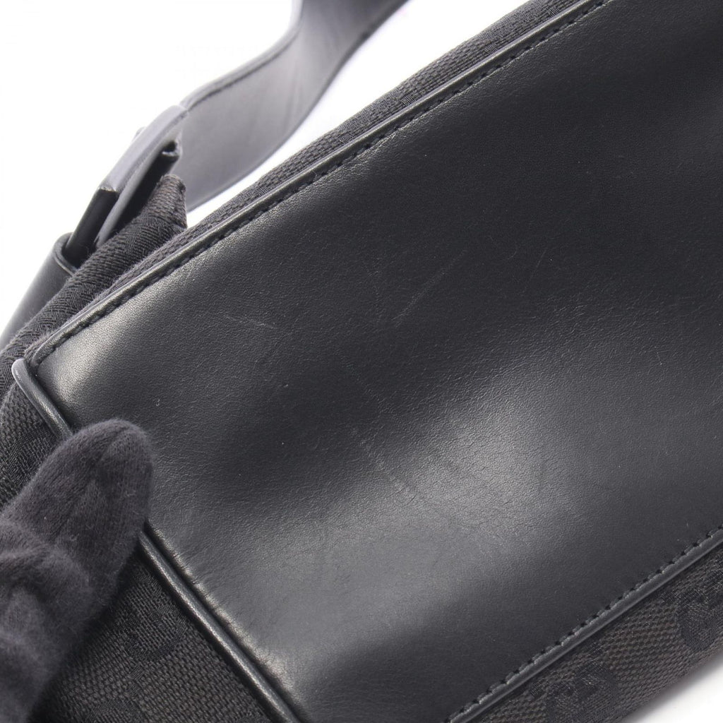 Gucci Shoulder Bag GG Canvas Black — view 7