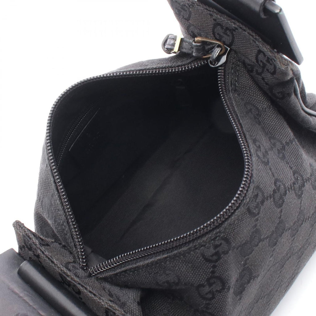 Gucci Shoulder Bag GG Canvas Black — view 3