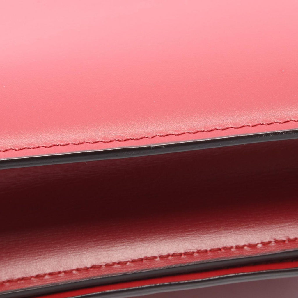 Celine Shoulder Bag Classic Teen Box Red Leather — view 7