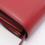 Celine Shoulder Bag Classic Teen Box Red Leather — view 8