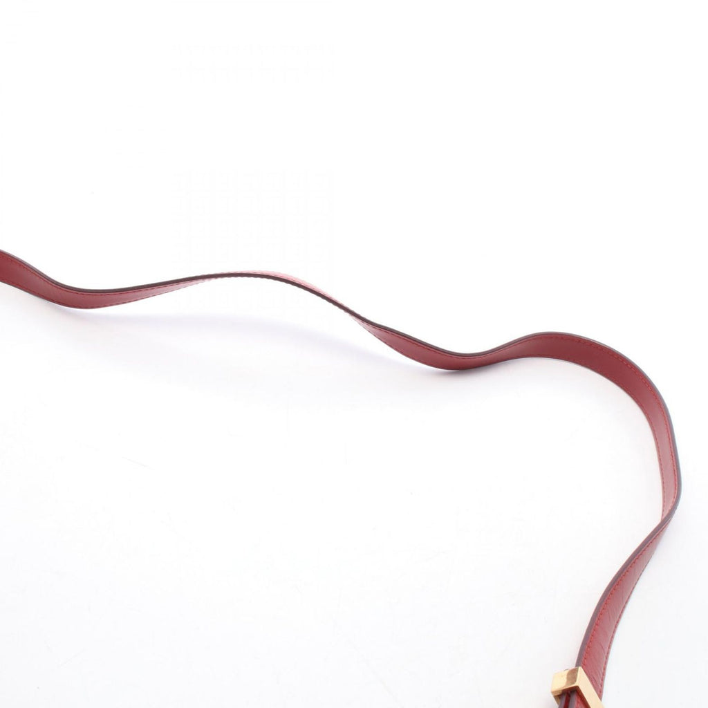 Celine Shoulder Bag Classic Teen Box Red Leather — view 9