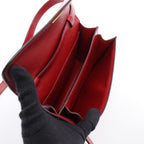 Celine Shoulder Bag Classic Teen Box Red Leather — view 3